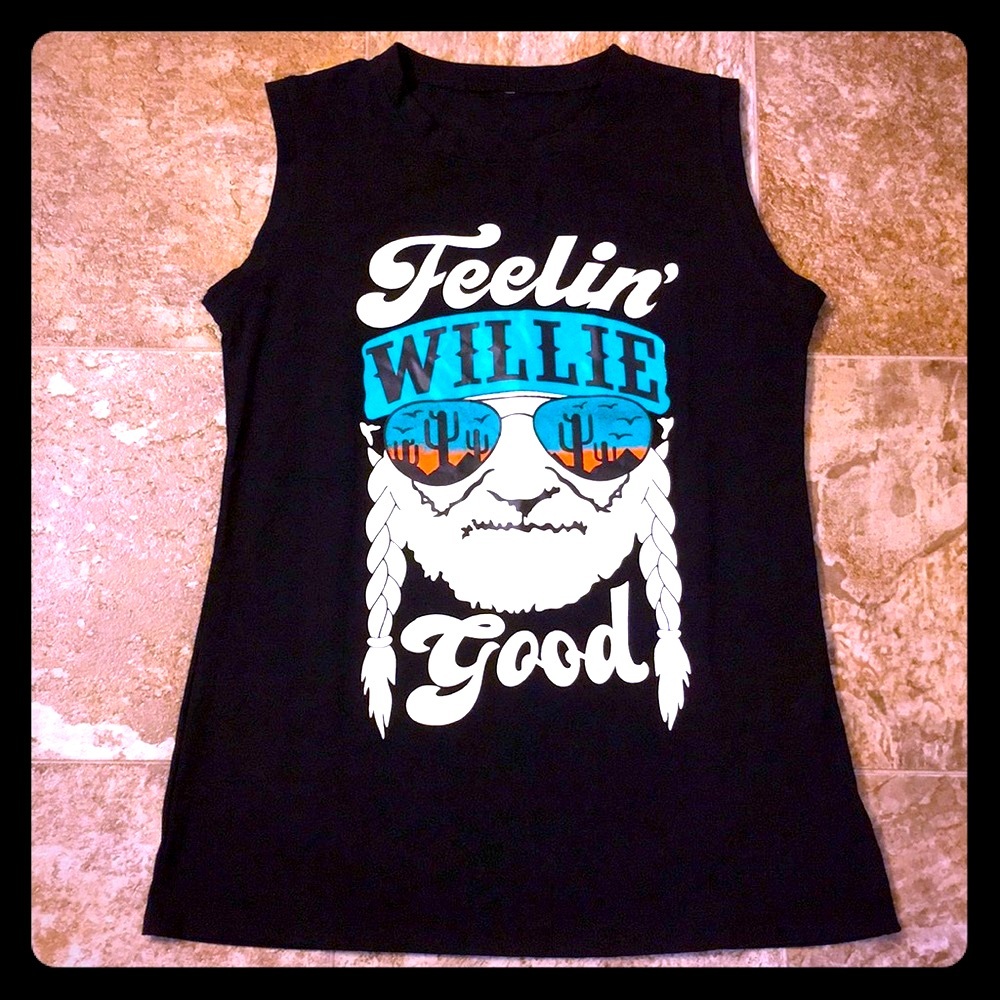 “Feelin’ Willie Good” Willie Nelson Tank